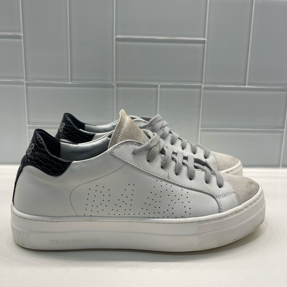 P448 Women’s Thea White/Black Sneakers